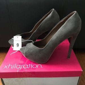 Xhilaration open toe platform shoes